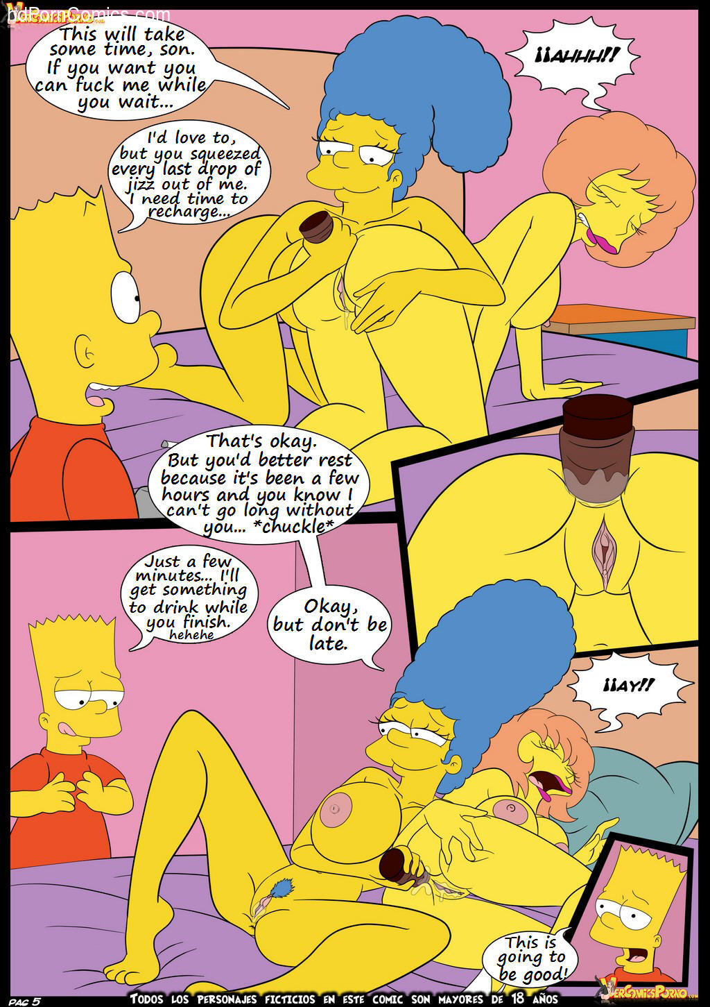 Los Simpsons 5- New Lessons6 free sex comic